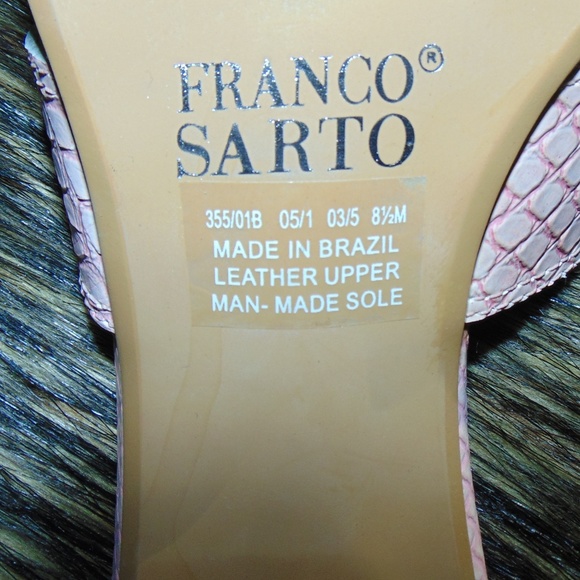 Franco Sarto Open Toe Mules (8.5) - Picture 8 of 8